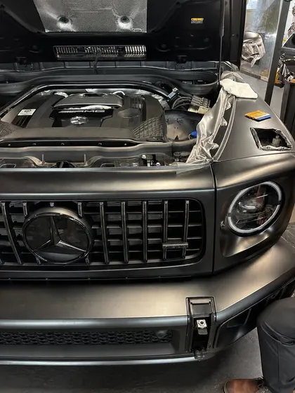Mercedes-AMG G63 in the shop